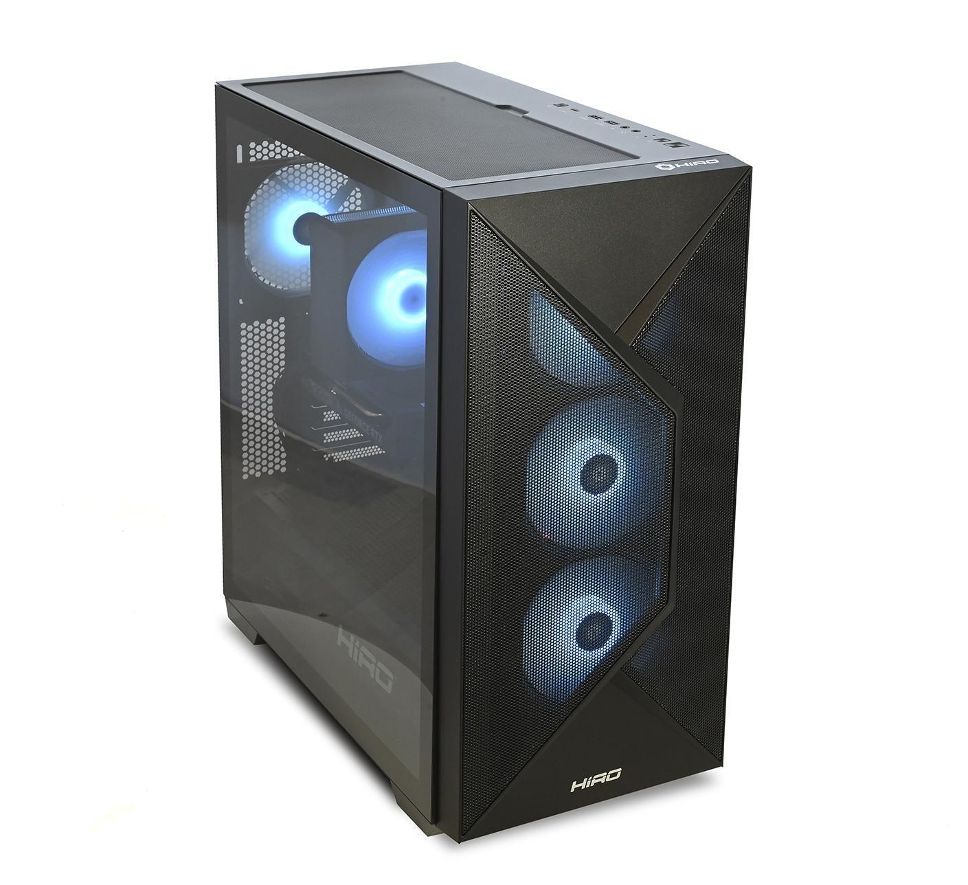 Komputer HIRO Hellcat Intel i5 14400F, RTX 5050 8GB, 16GB RAM, 1TB SSD, WIFI, W11H — zdjęcie 3