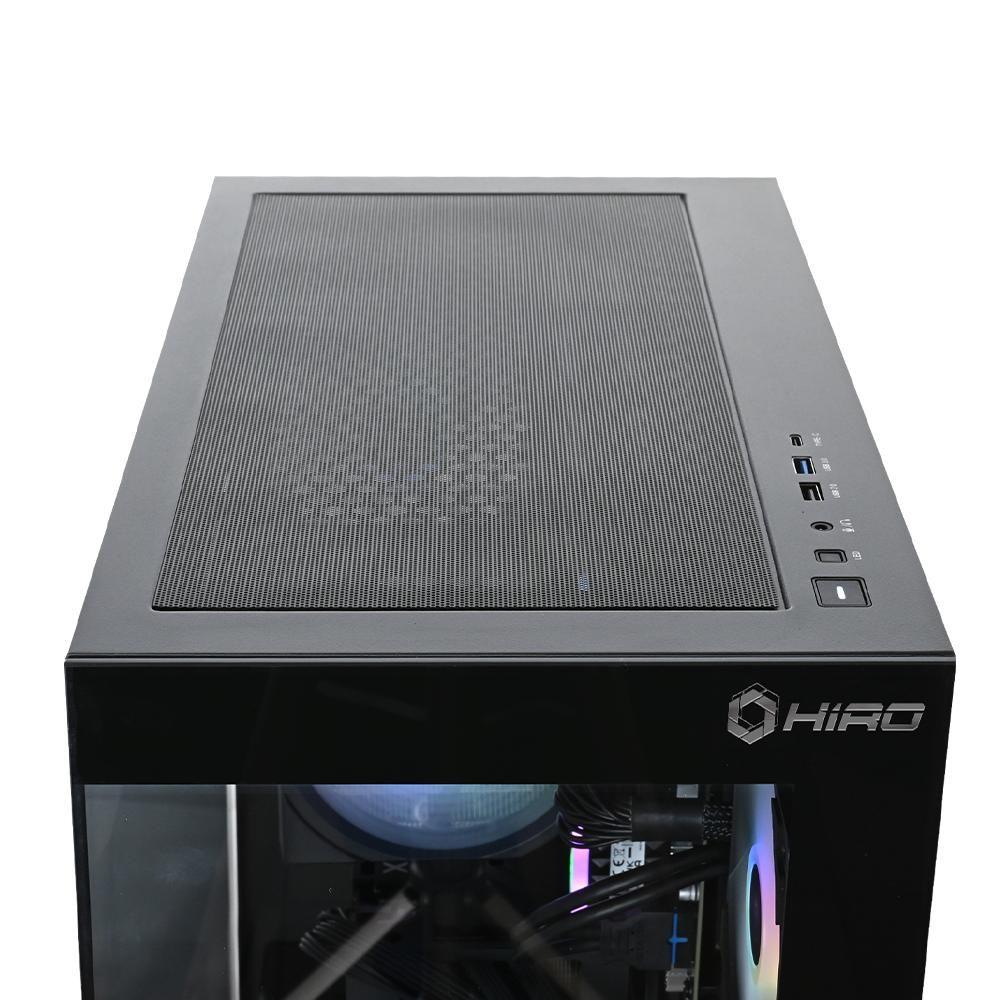 Komputer HIRO Aurora AMD Ryzen 5 7500X3D, RTX 5060 8GB, 32GB RAM, 1TB SSD, WIFI, W11H — zdjęcie 3