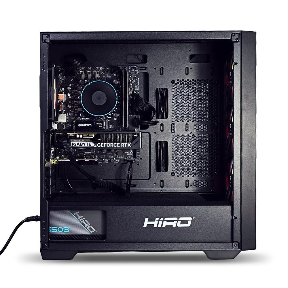 Komputer HIRO Hellcat AMD Ryzen 5 7500X3D, RTX 5060 8GB, 16GB RAM, 1TB SSD, WIFI, W11H — zdjęcie 3