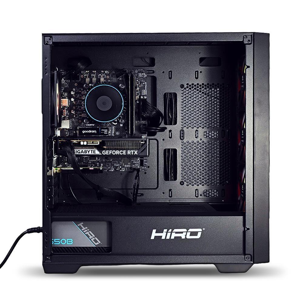 Komputer HIRO Wildcat Intel i5 14400F, RTX 3050 6GB, 16GB RAM, 1TB SSD, WIFI, W11H — zdjęcie 2