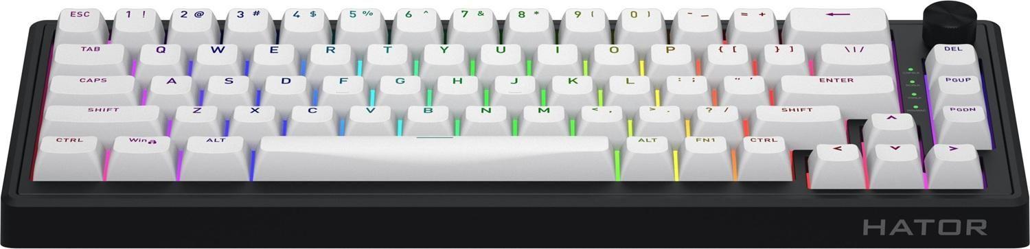 Klawiatura dla graczy Hator Skyfall 65 MAG ULTRA 8K magnetyczna czarno-czarna — zdjęcie 2