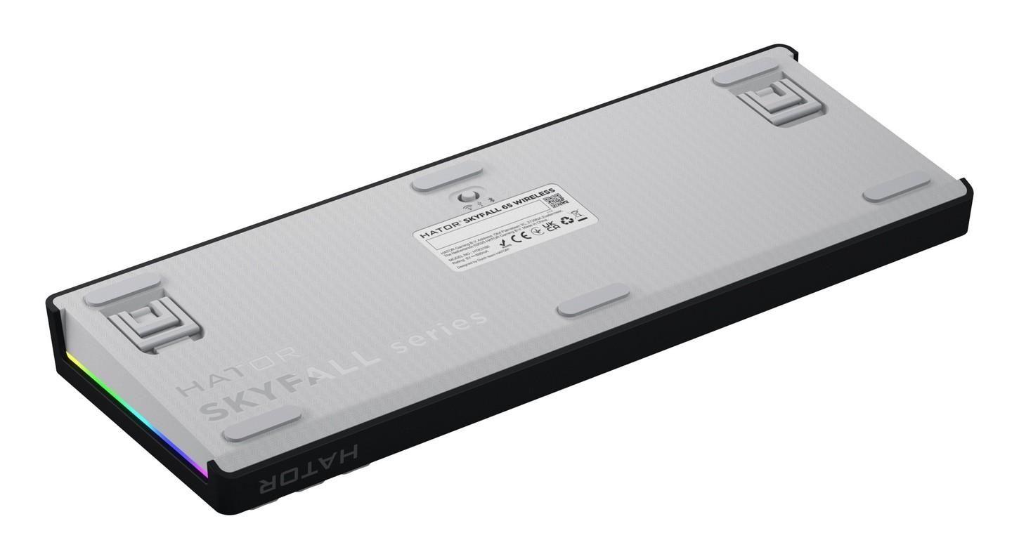 Klawiatura dla graczy Hator Skyfall 65 Wireless biało-czarna — zdjęcie 7