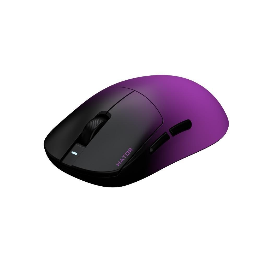 Mysz dla graczy Hator Quasar 3 ULTIMA czarno-fioletowa — zdjęcie 3