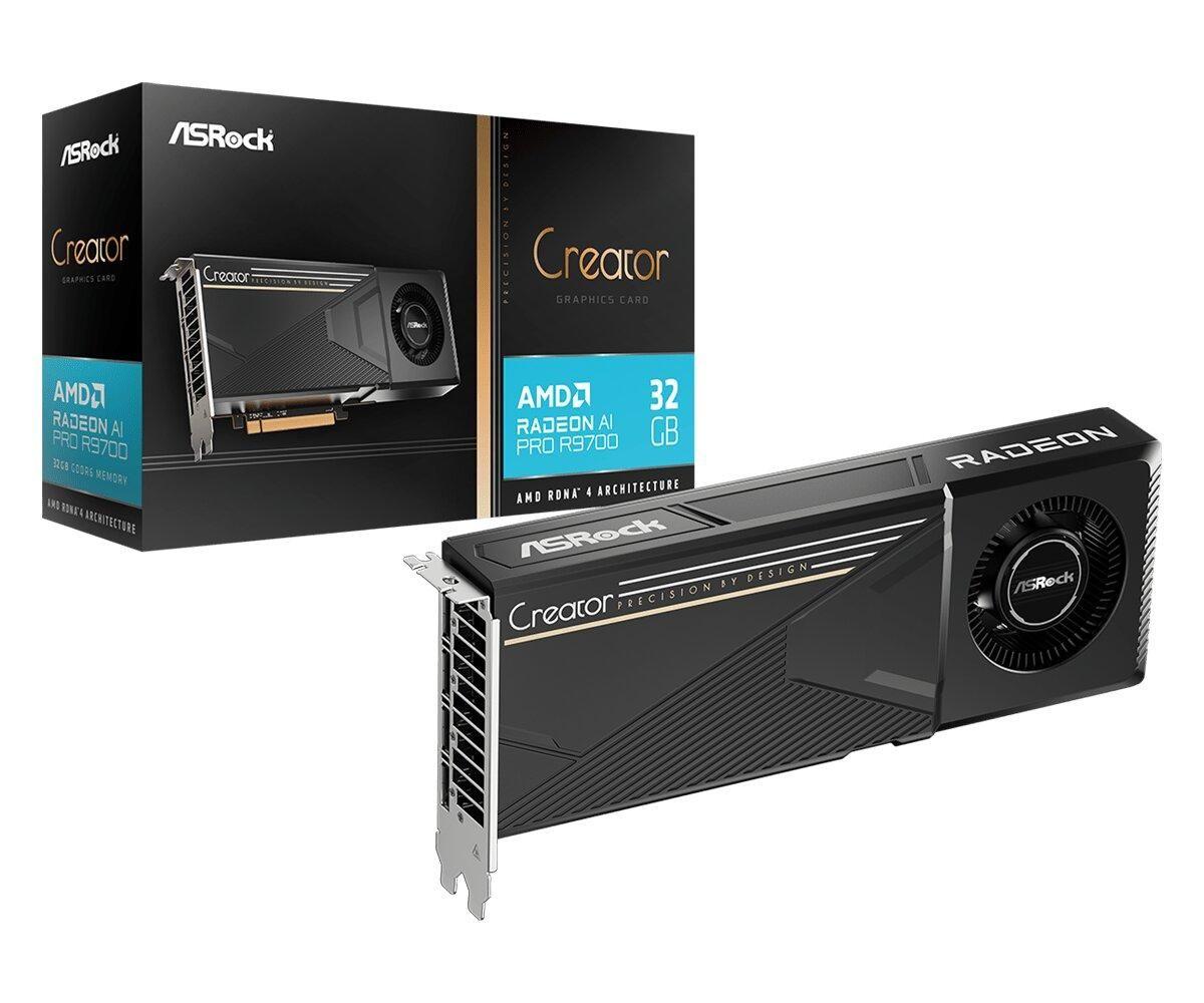 ASRock Radeon AI PRO R9700 32GB — zdjęcie 1