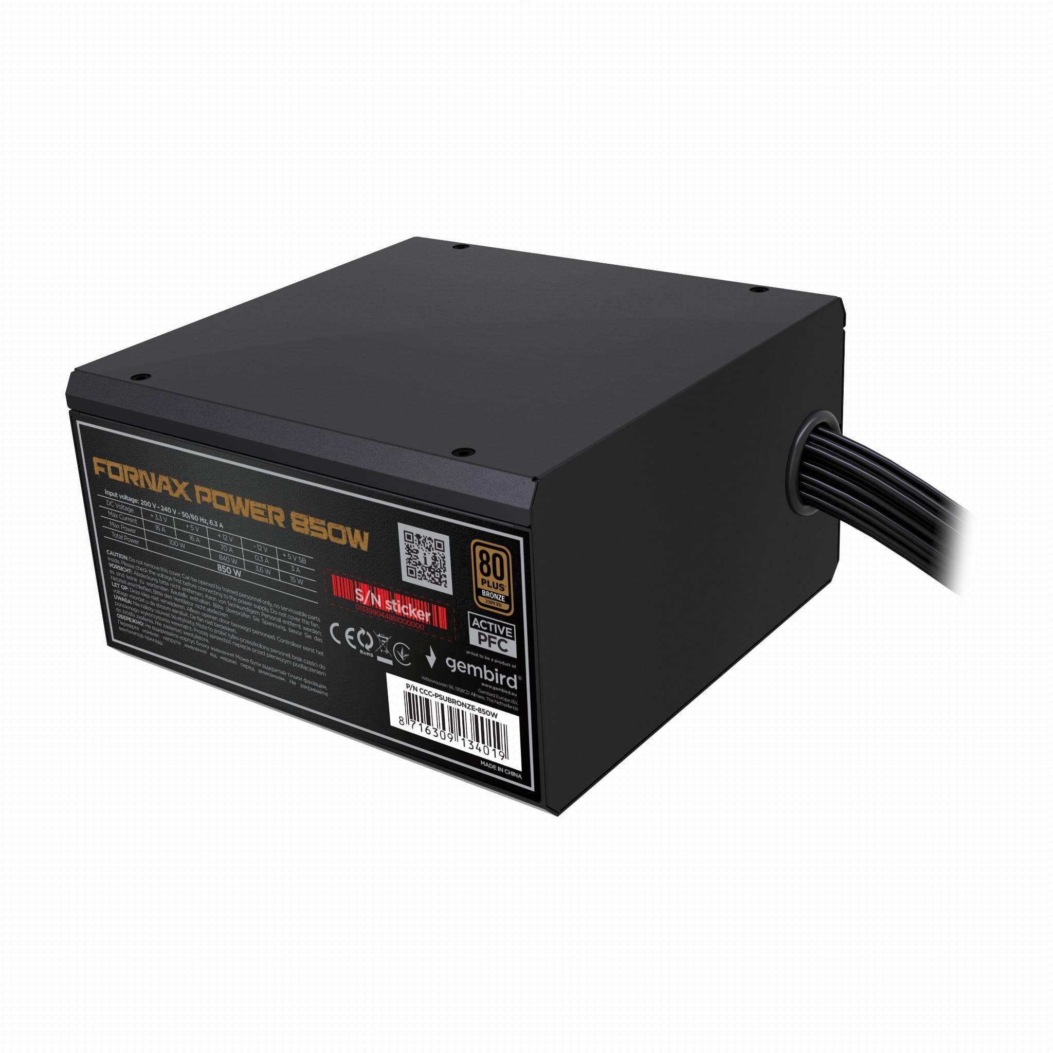 Zasilacz Gembird Fornax Power 850W — zdjęcie 7