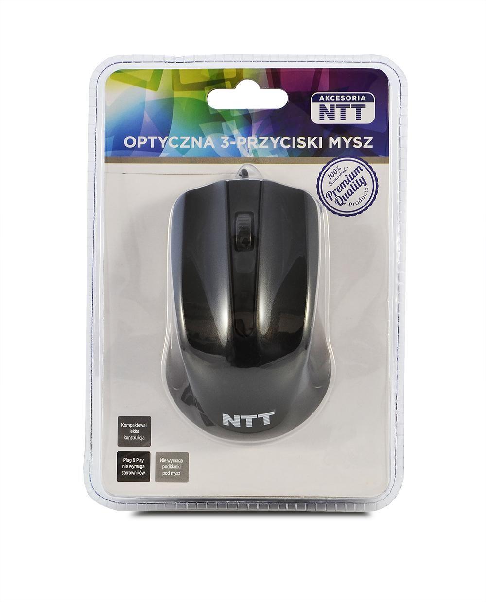 Mysz optyczna NTT-MUS-3B-01 — zdjęcie 1
