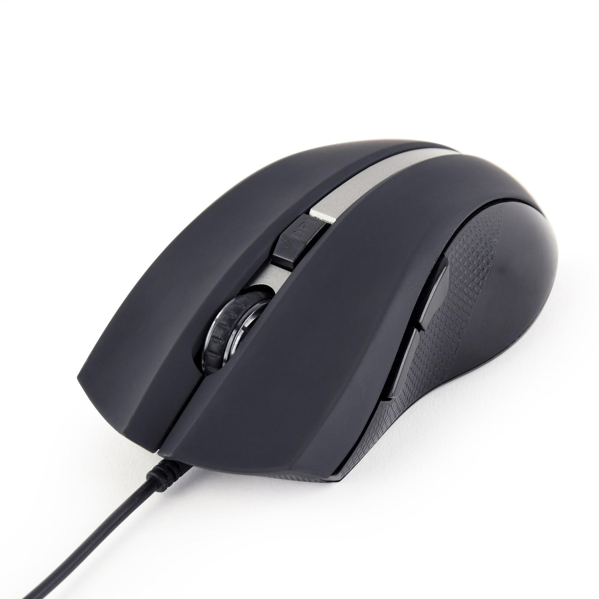 Mysz Gembird G-Laser MUS-GU-02 (czarna) — zdjęcie 1