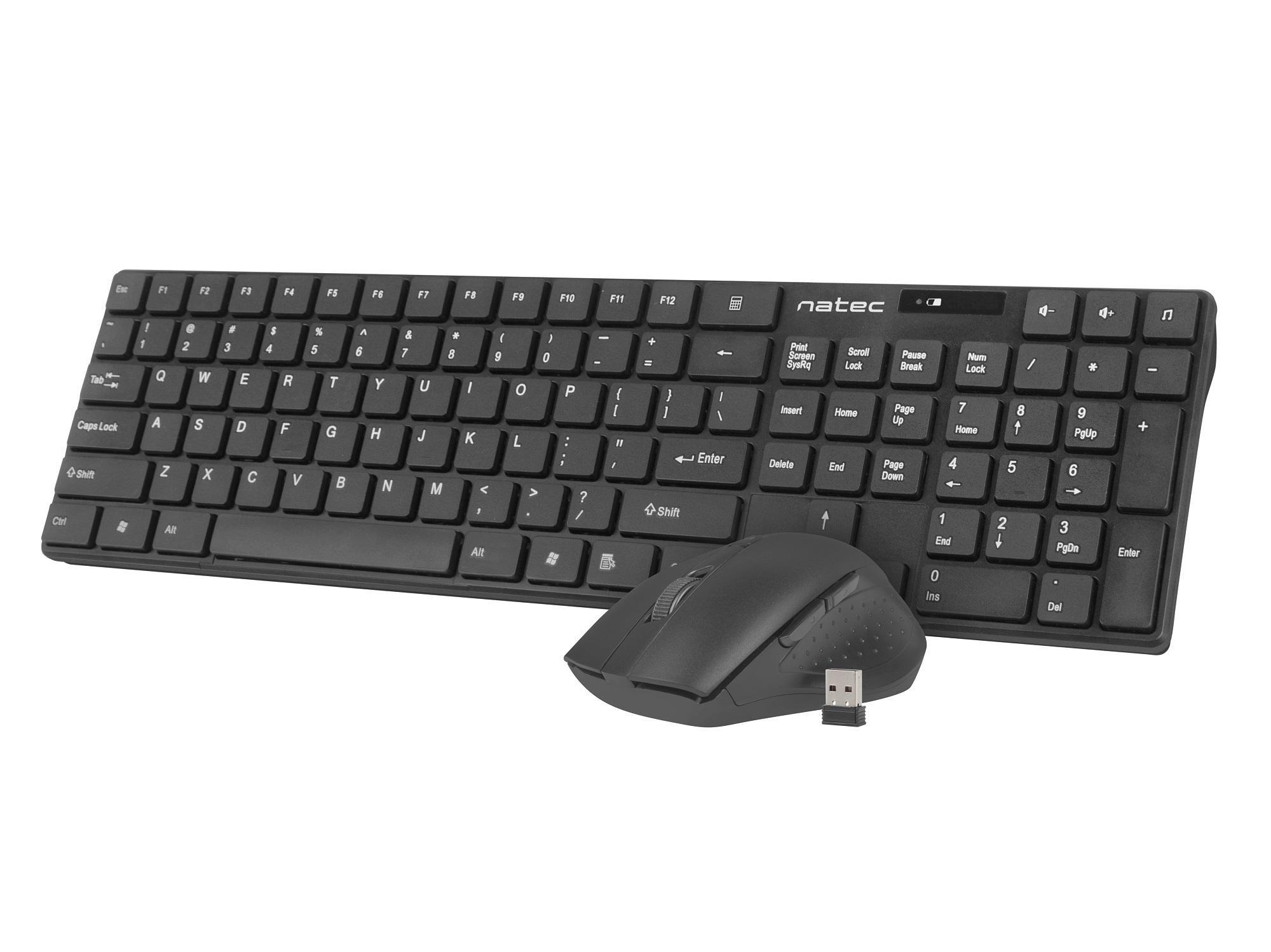 Zestaw bezprzewodowy klawiatura i mysz Natec Stingray NZB-1440 — zdjęcie 1