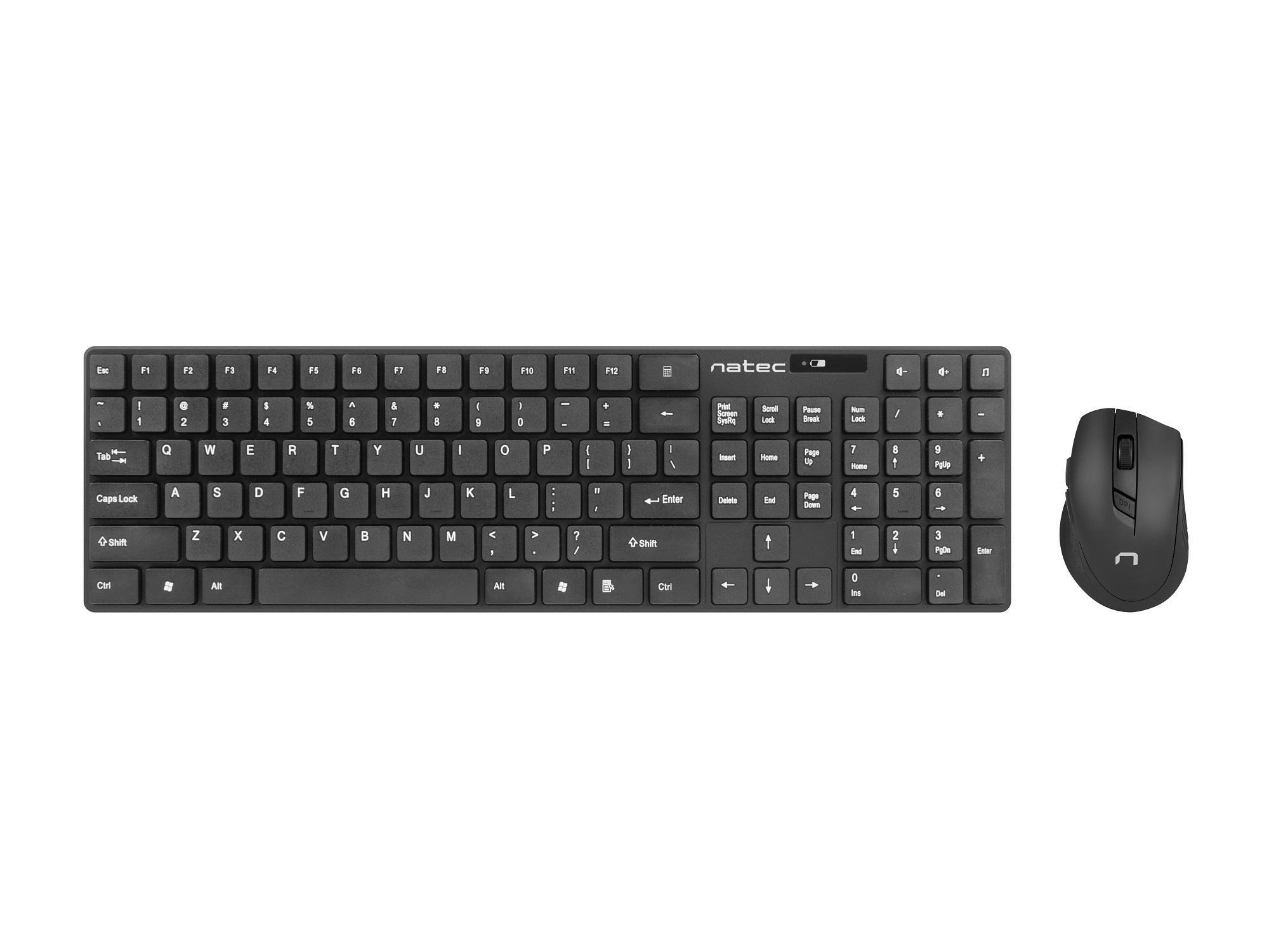 Zestaw bezprzewodowy klawiatura i mysz Natec Stingray NZB-1440 — zdjęcie 2