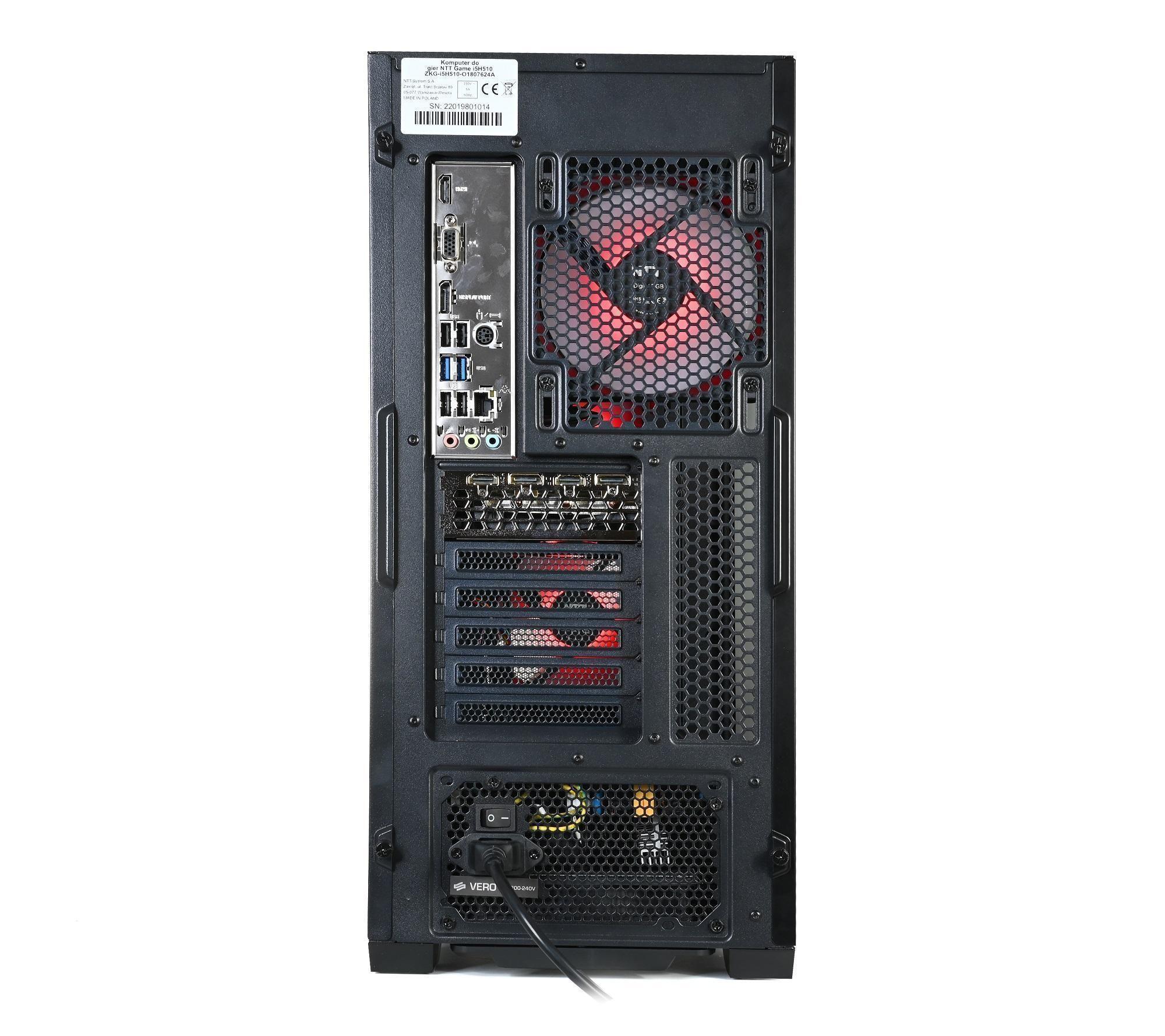 Komputer NTT Game Pro Ryzen 5 9600X, RTX 3050 6GB, 32GB RAM, 1TB SSD, WIFI, W11H — zdjęcie 13