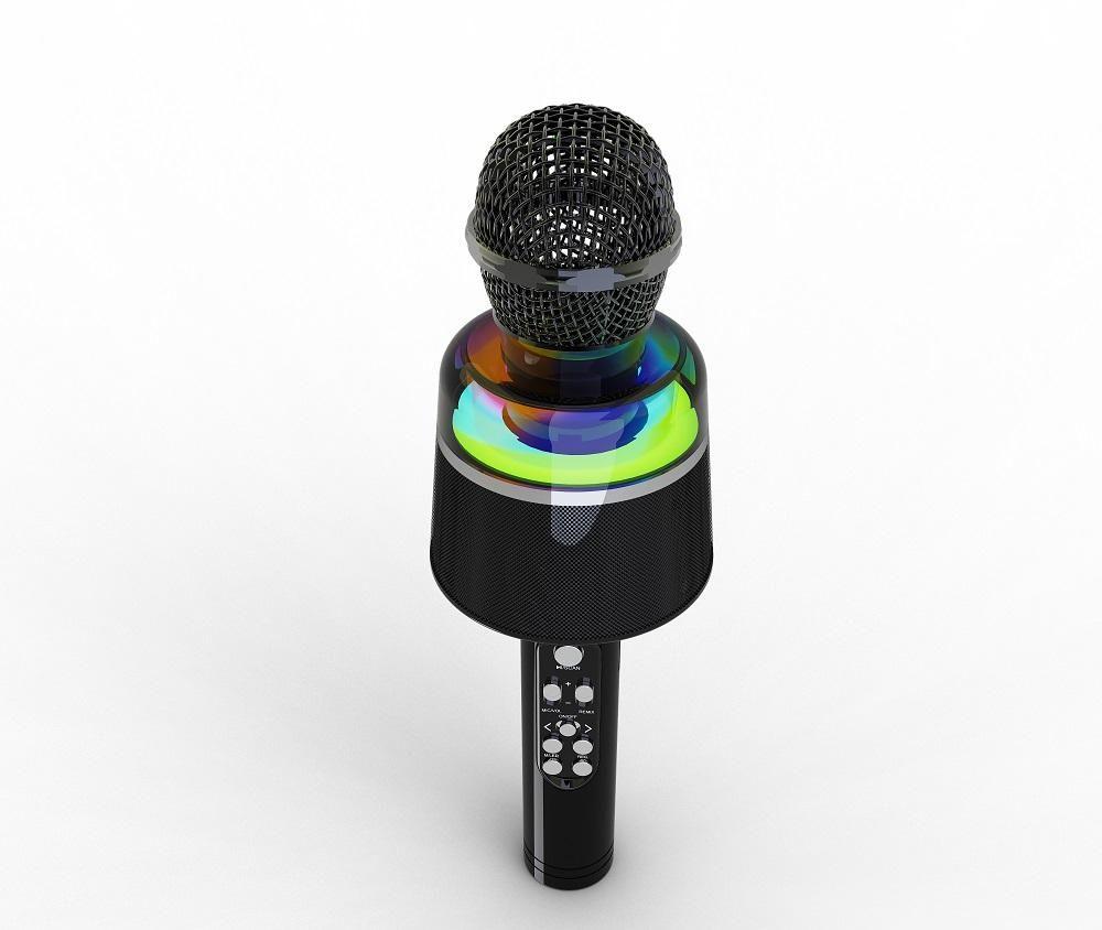 Mikrofon bezprzewodowy Bluetooth z funkcją karaoke Gembird MICBT-01-BK czarny — zdjęcie 1