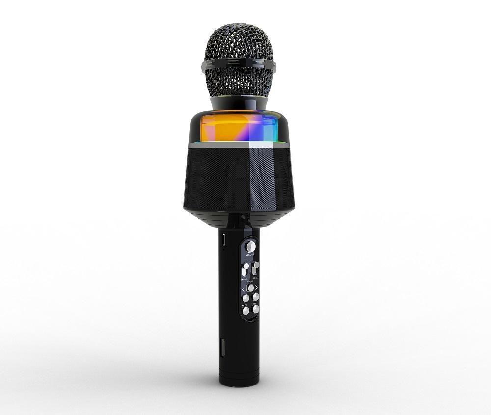 Mikrofon bezprzewodowy Bluetooth z funkcją karaoke Gembird MICBT-01-BK czarny — zdjęcie 3