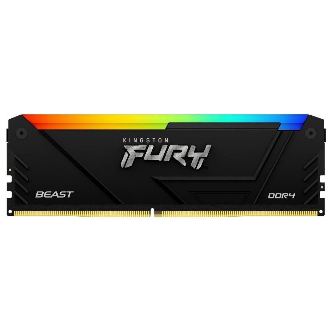 Pamięć RAM Kingston Fury Beast Black RGB 32GB (2x16GB) DDR4 3200MHz — zdjęcie 3