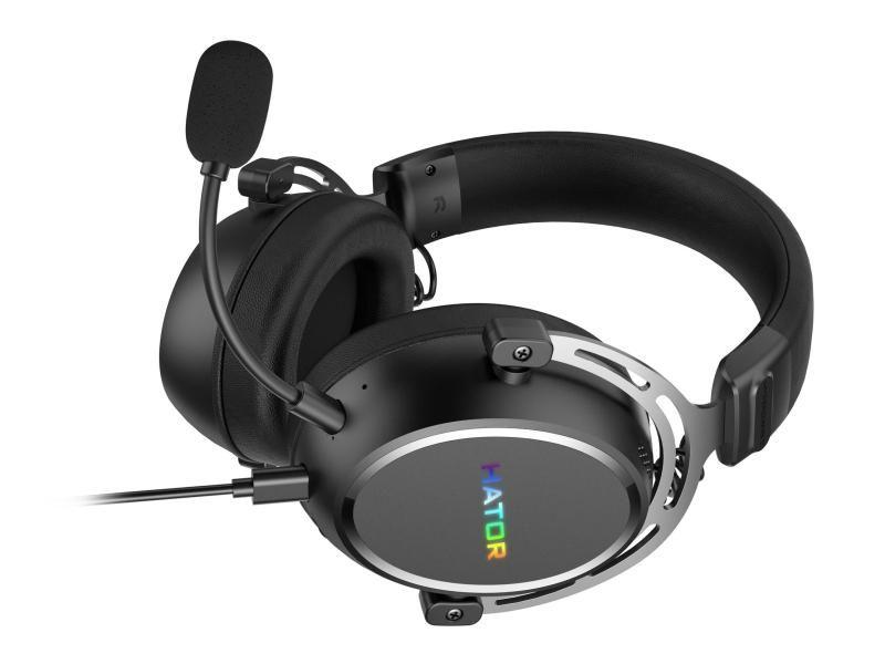 Słuchawki dla graczy Hator HYPERGANG 3 USB czarne — zdjęcie 5
