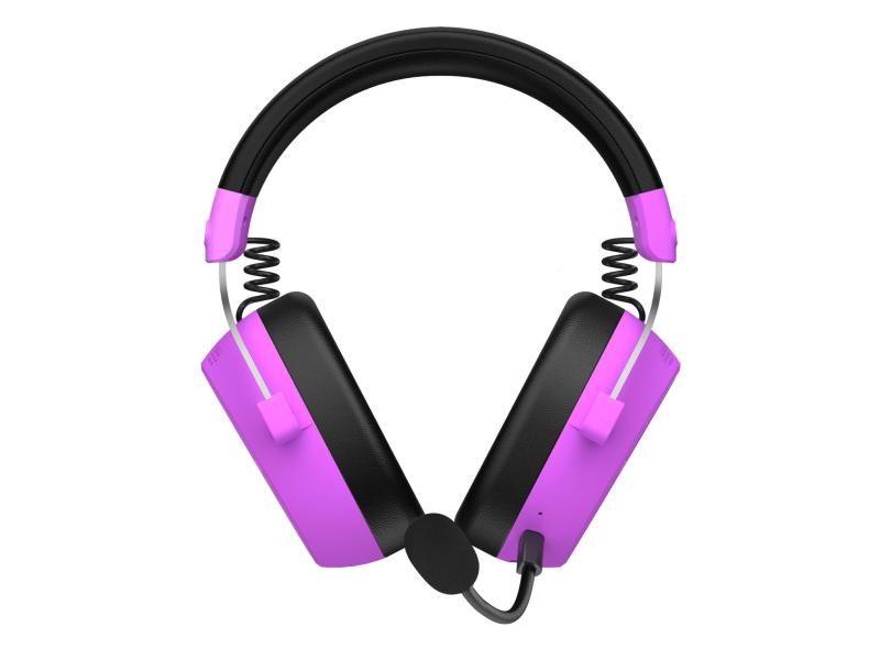 Słuchawki dla graczy Hator HYPERGANG 3 Wireless bezprzewodowe fioletowe — zdjęcie 3