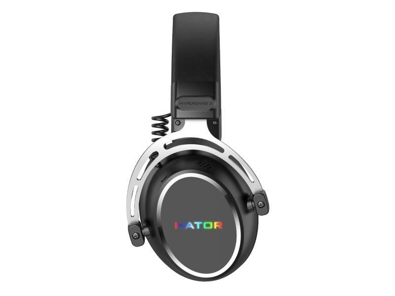 Słuchawki dla graczy Hator HYPERGANG 3 Wireless bezprzewodowe czarne — zdjęcie 5