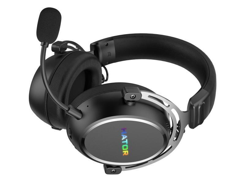Słuchawki dla graczy Hator HYPERGANG 3 Wireless bezprzewodowe czarne — zdjęcie 6