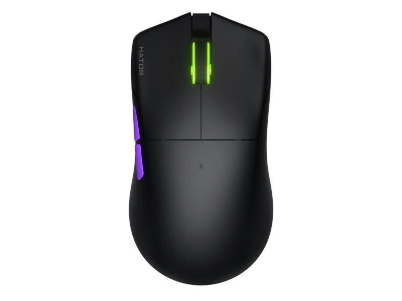 Mysz dla graczy bezprzewodowa Hator Pulsar 3 Ultra 4K Wireless czarna — zdjęcie 1