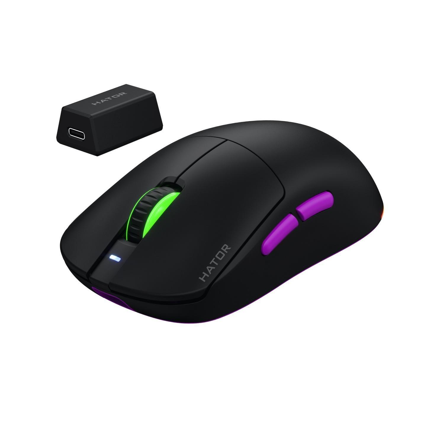Mysz dla graczy Hator Quasar 3 Ultra 8K Wireless czarna — zdjęcie 2