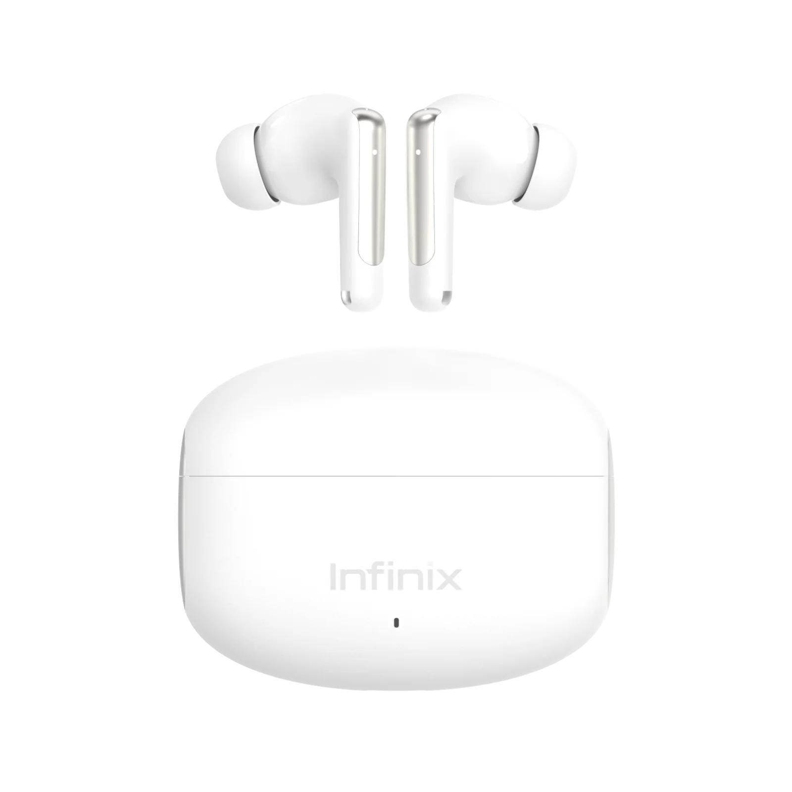 Słuchawki dokanałowe Infinix Xbuds NC-XE28 białe — zdjęcie 2