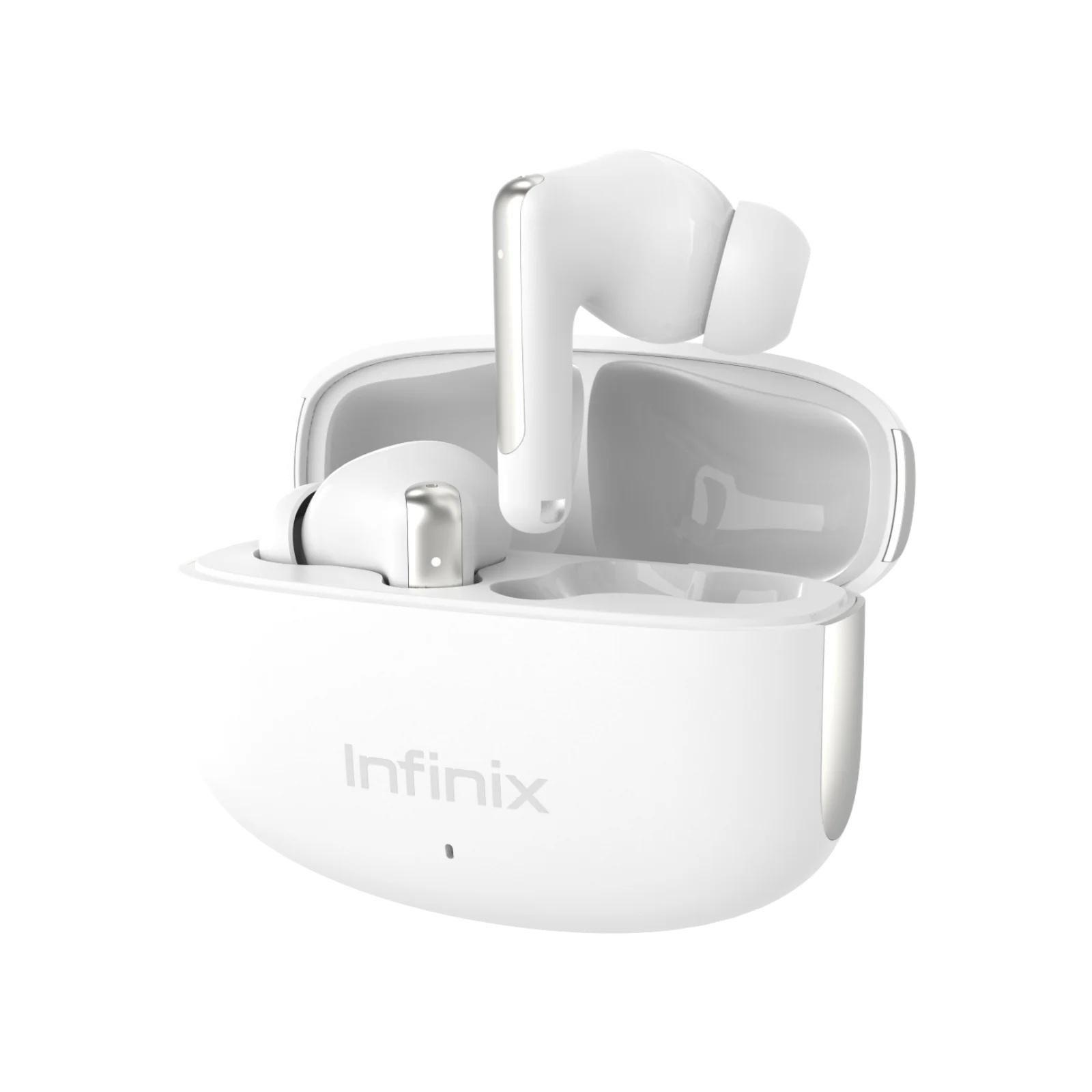 Słuchawki dokanałowe Infinix Xbuds NC-XE28 białe — zdjęcie 3