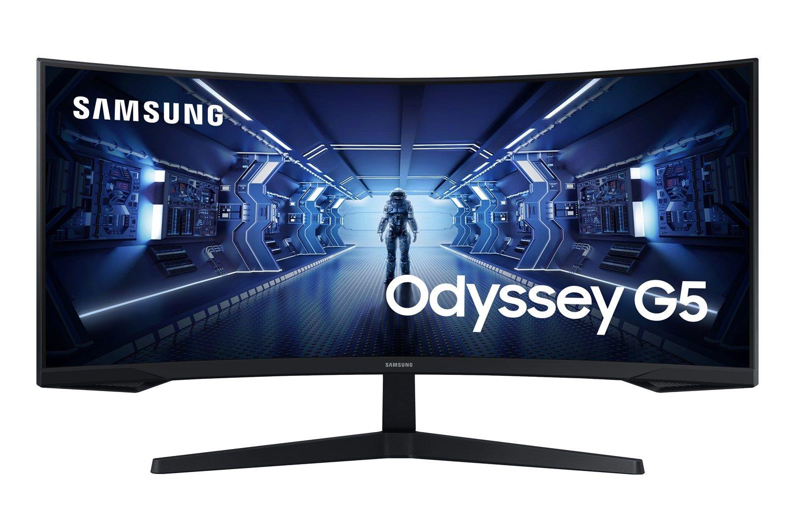 MONITOR SAMSUNG ODYSSEY G5 LED 34" LC34G55TWWPXEN — zdjęcie 1