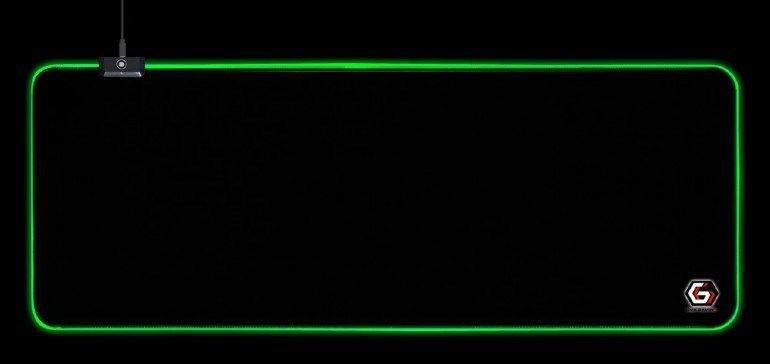 GEMBIRD PODKŁADKA POD MYSZ GAMING, Z EFEKTEM ŚWIETLNYM LED, CZARNA, ROZMIAR - L — zdjęcie 6