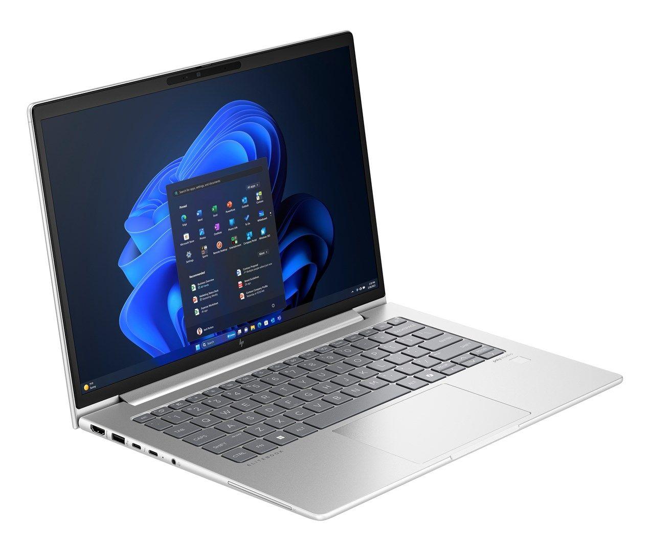 HP EliteBook 640 G11 Ultra 5 125U 14.0"WUXGA IPS 300nits AG 16GB DDR5 5600 SSD512 Intel Arc Cam 5 MPx 56Wh W11Pro Pike Silver Aluminium 3Y OnSite — zdjęcie 2