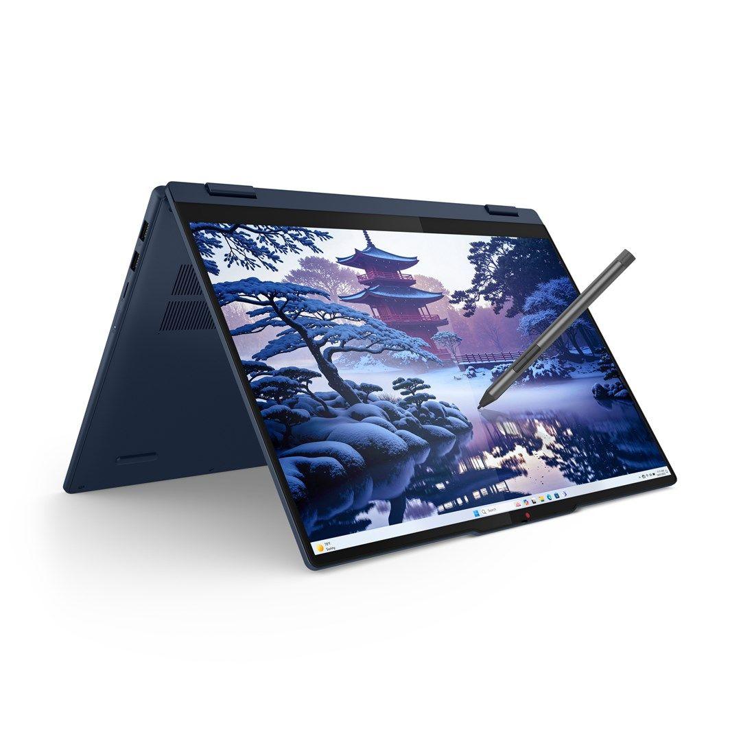 Lenovo IdeaPad 5-16IAL10 Ultra 7 255U 16.0"WUXGA Touch IPS 32GB SSD1TB BT BLKB x360 PEN Win11 Cosmic Blue (REPACK) 2Y — zdjęcie 8