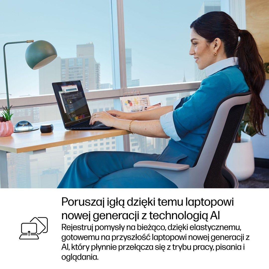 HP EliteBook X G1i Flip Ultra 7 258V 14"2.5K Touch 800nits 120Hz AG 32GB LPDDR5x-8533 SSD512 Intel Arc Cam IR 5 Mpx AI 68Wh W11Pro Blue Alu 3Y OnSite — zdjęcie 8