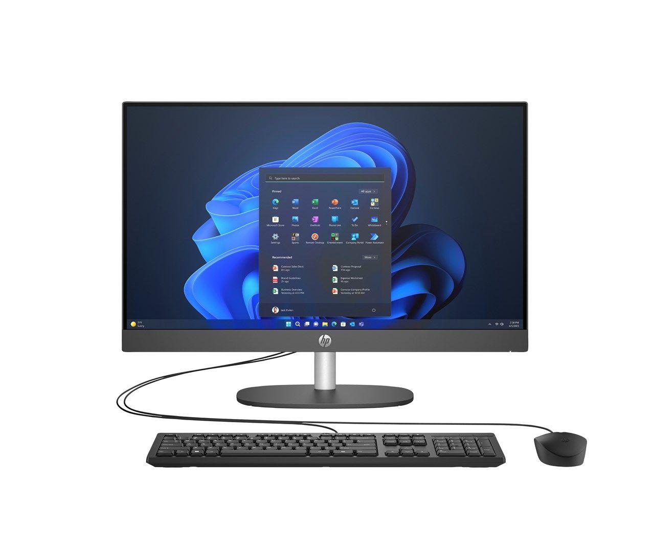 HP ProOne 240 G10 AIO 23.8"FHD IPS 250nits AG Ultra 7 155U 16GB DDR5 5600 SSD512 Intel UHD Cam IR 5 Mpx W11Pro 3Y OnSite — zdjęcie 1