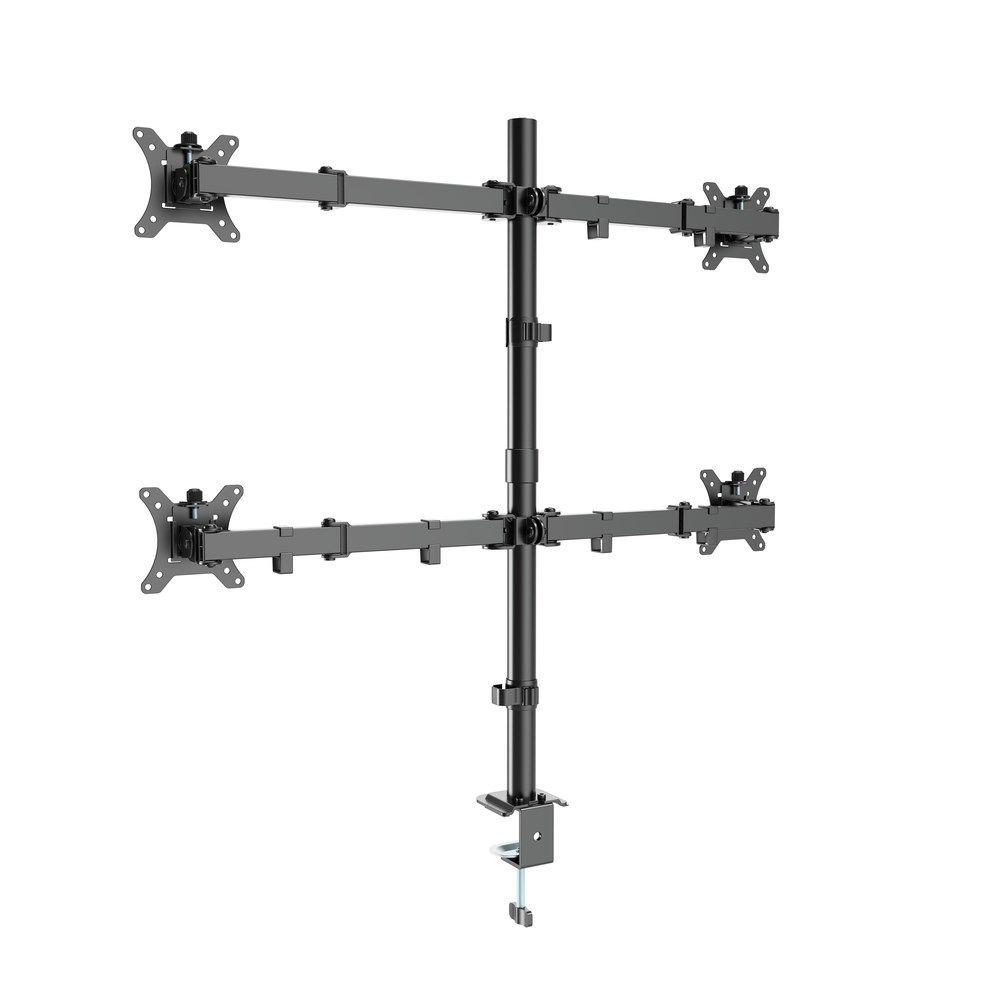 GEMBIRD BIURKOWE RAMIĘ/UCHWYT DLA CZTERECH MONITORÓW (REGULOWANE), 13”- 32” — zdjęcie 3