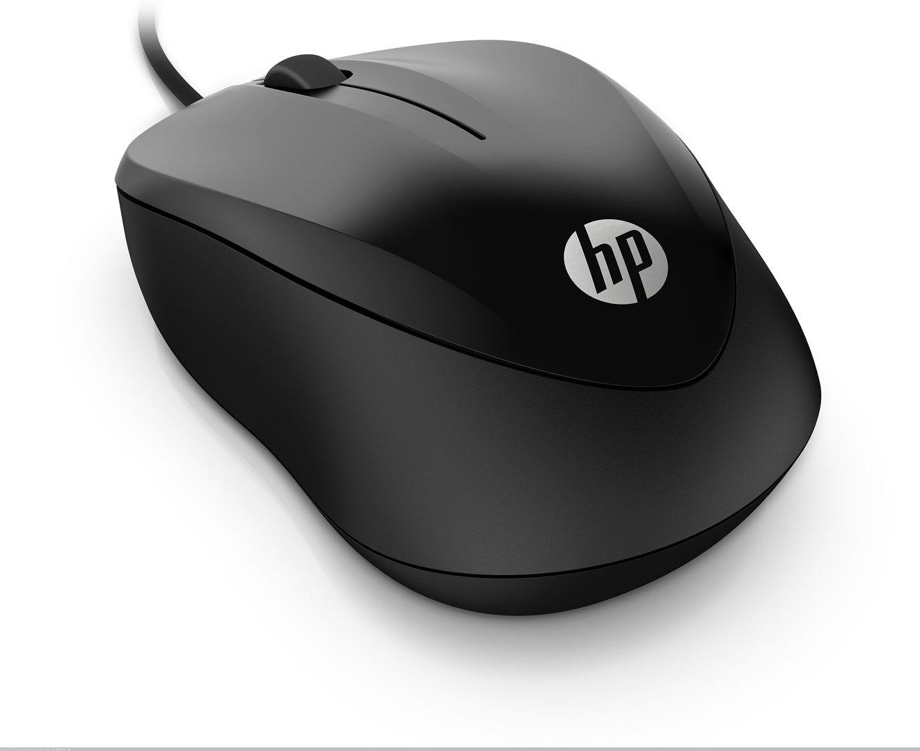 Mysz HP 1000 Wired Optical Mouse with 3 Buttons and 1000 DPI przewodowa czarna 4QM14AA — zdjęcie 5