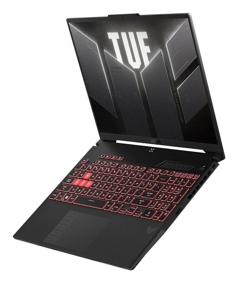 ASUS TUF Gaming A16 FA607NUG-RL117 Ryzen 7 7445HS 16.0"FHD+ 144Hz Value IPS-level AG 16GB DDR5 5600 SSD512 WLAN+BT LAN GeForce RTX 4050 6GB Cam720p 56WHrs NoOS Mecha Gray — zdjęcie 7