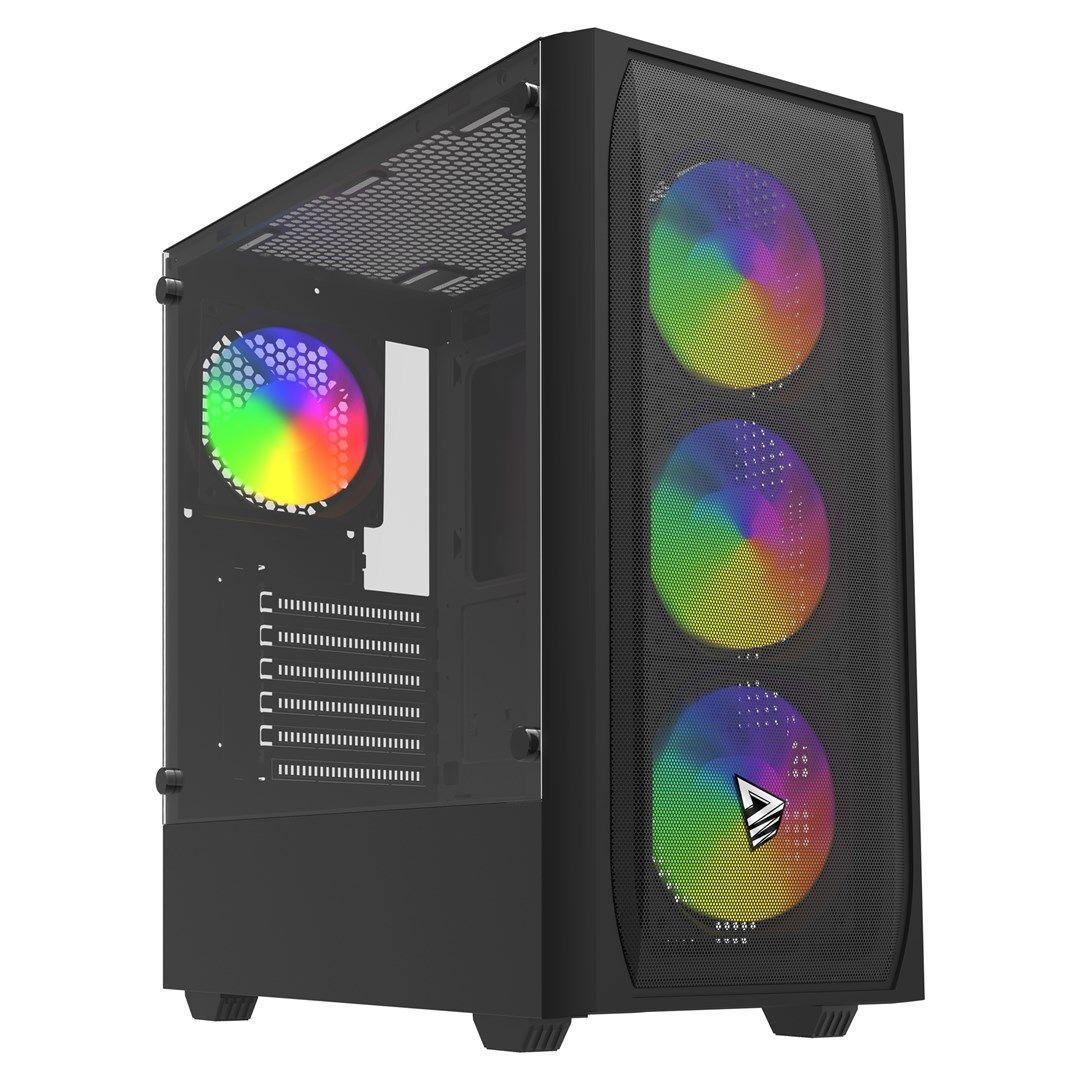 SAVIO OBUDOWA KOMPUTEROWA NOCTIS FLOW RGB — zdjęcie 1