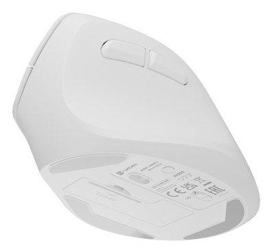 NATEC MYSZ WERTYKALNA CRAKE 2 BEZPRZEWODOWA 2400DPI BT 5.2 +2.4GHZ BIAŁA — zdjęcie 10
