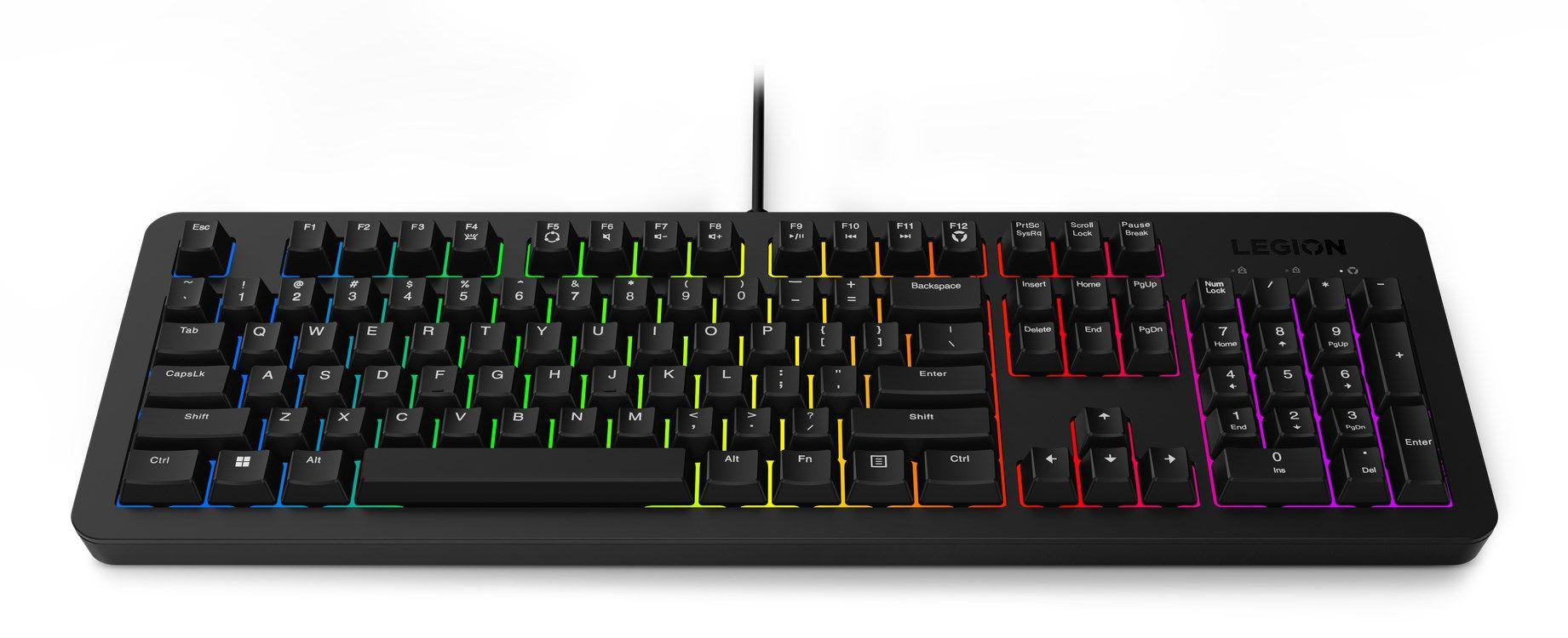 Klawiatura gamingowa Lenovo Legion K310 RGB US English GY41N91873 — zdjęcie 2