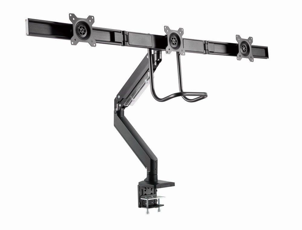 GEMBIRD BIURKOWE REGULOWANE RAMIĘ/UCHWYT NA 3 MONITORY 17-27, VESA 100X100MM, DO 6 KG — zdjęcie 20