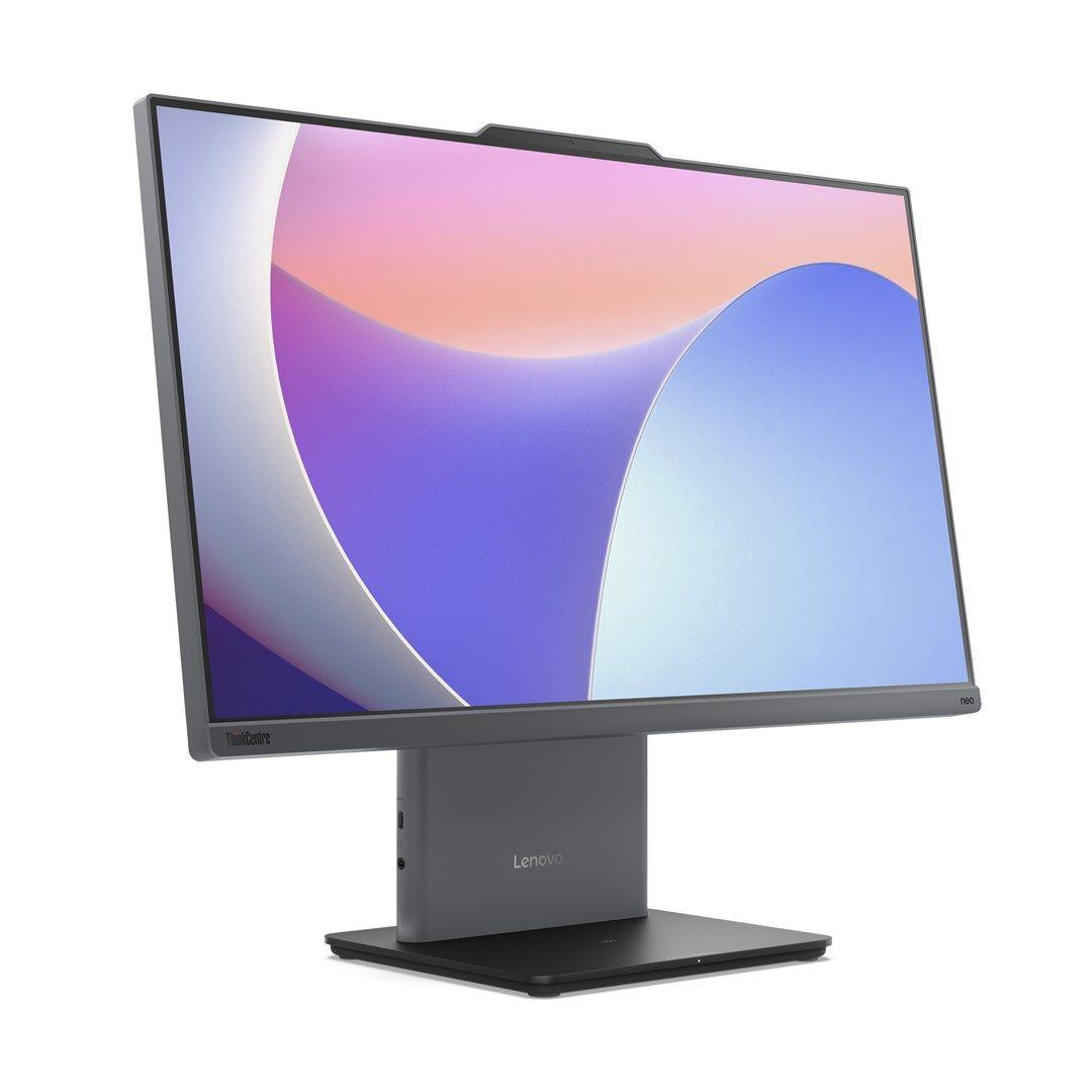 Lenovo ThinkCentre neo 50a 24 Gen 5 i5-13420H 23.8" FHD IPS AG 250nits 16GB DDR5-5200 SSD512 Intel UHD Graphics W11Pro Luna Grey 3Y OnSite — zdjęcie 2