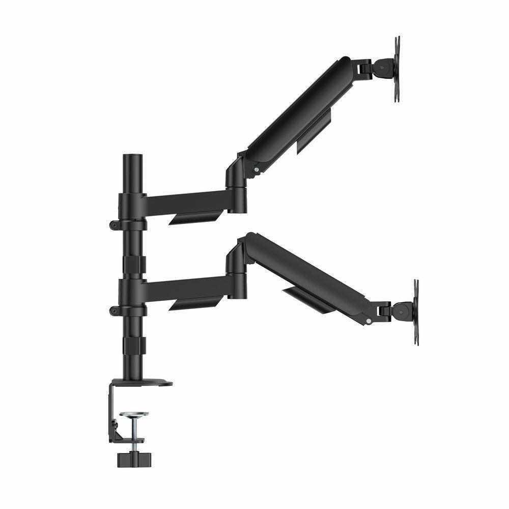 GEMBIRD BIURKOWE, REGULOWANE RAMIĘ/UCHWYT NA DWA MONITORY OD 17" DO 32", OBCIĄŻENIE DO 9 KG — zdjęcie 4