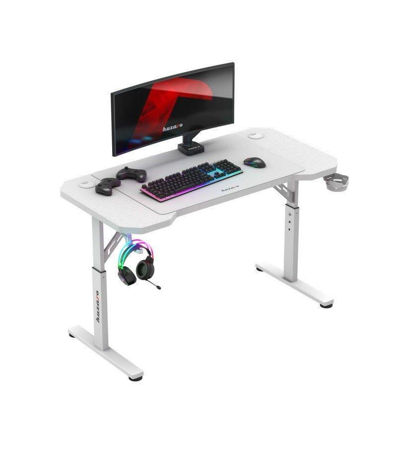 Biurko gamingowe Huzaro Hero 2.6 White — zdjęcie 3