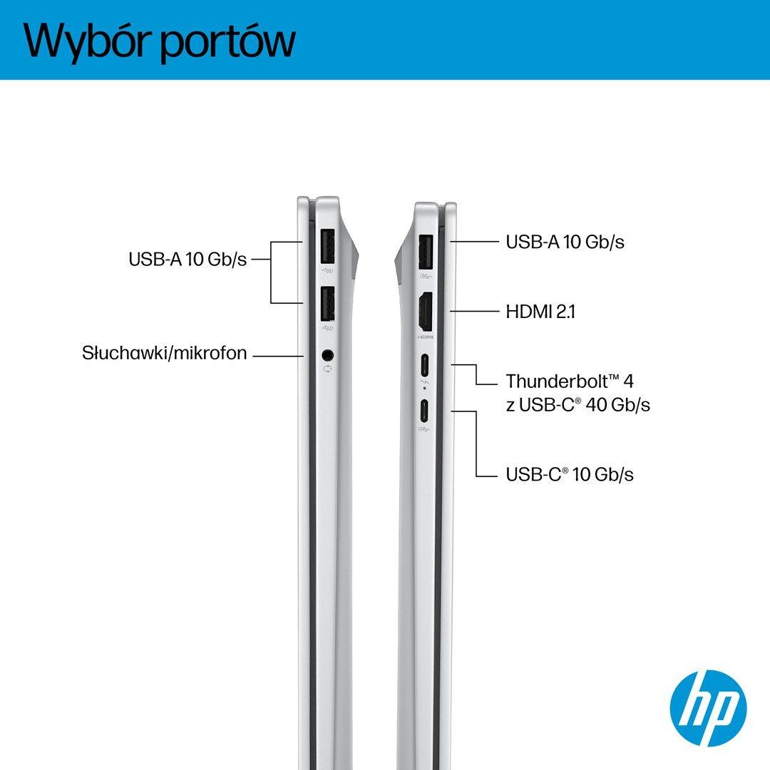 HP OmniBook 7 17-DC0073CL Ultra 7 258V 17.3"FHD Touch 32GB SSD1TB BT BLKB GeForce RTX 4050 6GB Win11 Silver (REPACK) 2Y — zdjęcie 4