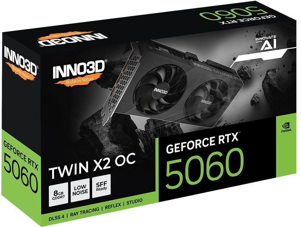 Karta graf. INNO3D RTX 5060 Twin X2 OC 8GB — zdjęcie 3