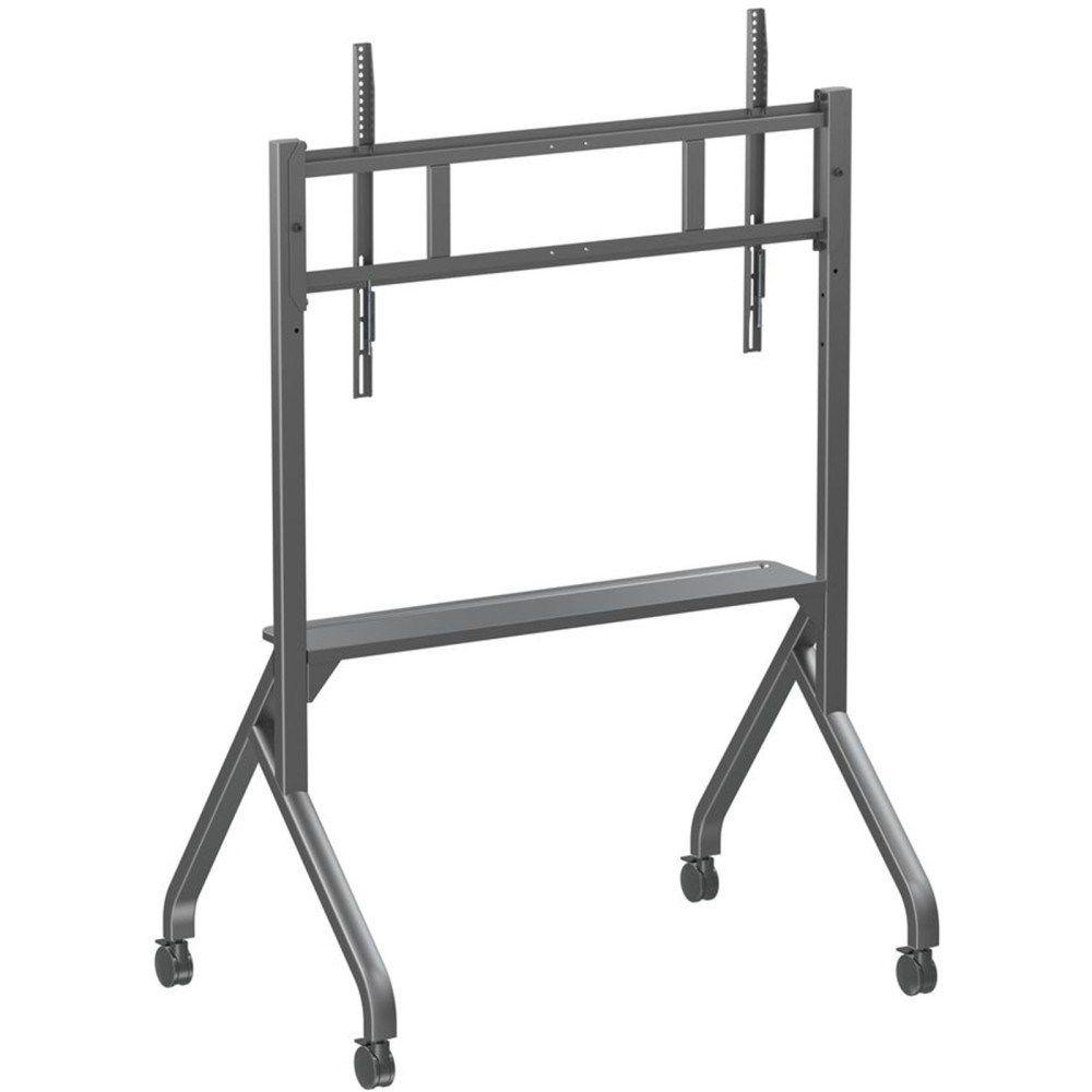 TECHLY STOJAK MOBILNY TV 55-86" DO 80KG REGULOWANY PÓŁKA AV — zdjęcie 5