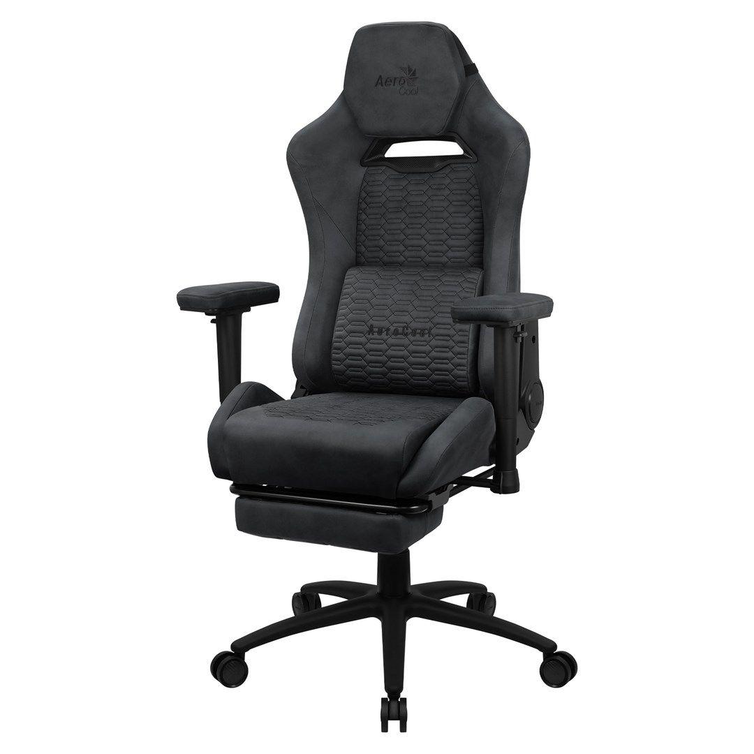 FOTEL AEROCOOL ROYAL AeroSuede SLATE GREY — zdjęcie 1