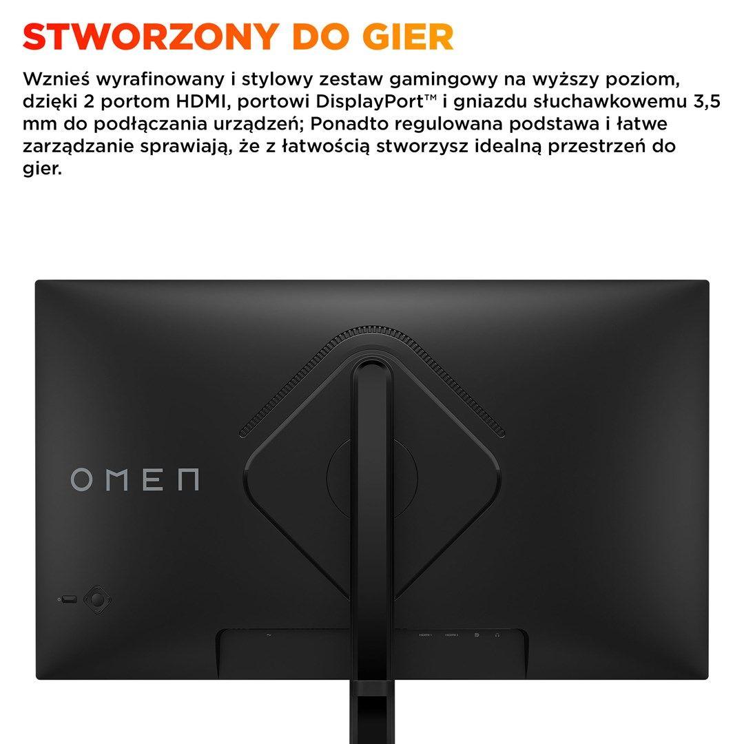 MONITOR HP LED, QHD 27" OMEN 27q G2 (AV4H6E9) 180Hz — zdjęcie 13