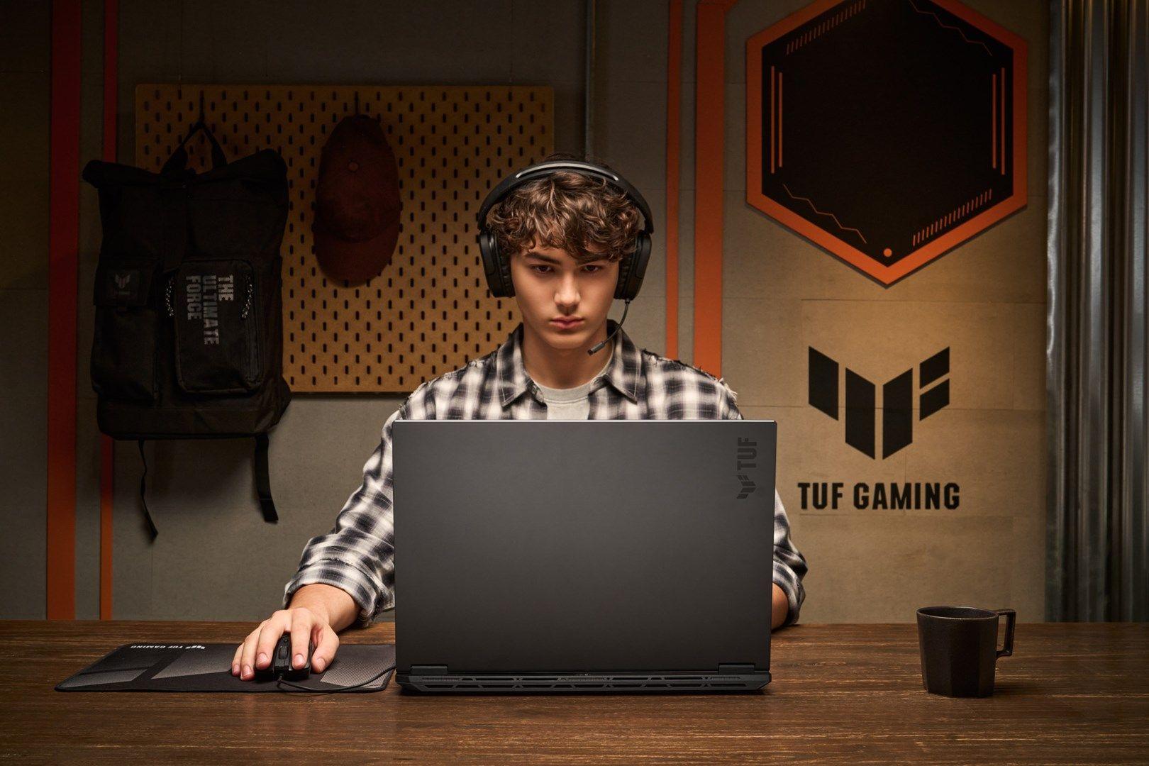 ASUS TUF Gaming A18 FA808UM-S9058 Ryzen 7 260 18.0" 2.5K 240Hz IPS-level 500nits AG 16GB DDR5 5600 SSD512 GeForce RTX 5060 8GB WLAN+BT LAN Cam1080p 90WHrs NoOS Jaeger Gray — zdjęcie 23