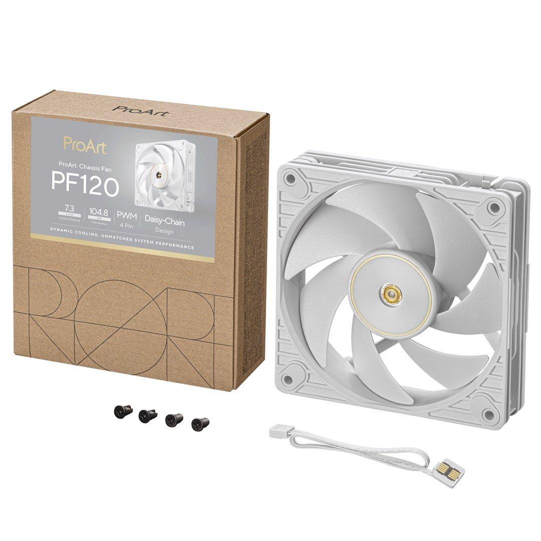 Wentylator ASUS PROART PF120 FAN PWM WHITE — zdjęcie 10