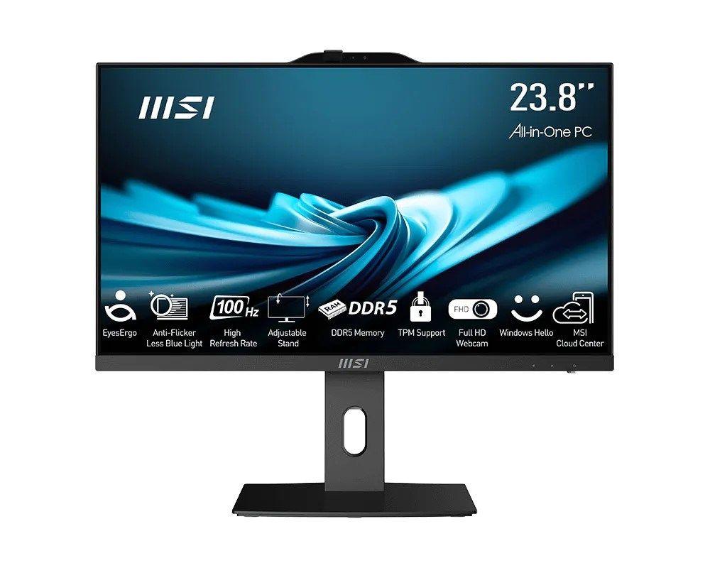 MSI AIO PRO AP242P 14M-892XEU i5-14400 23,8" IPS LED FHD Non-Touch Anti-Glare 16GB SSD500GB M.2 AX211 WiFi 6E NoOS Black — zdjęcie 1