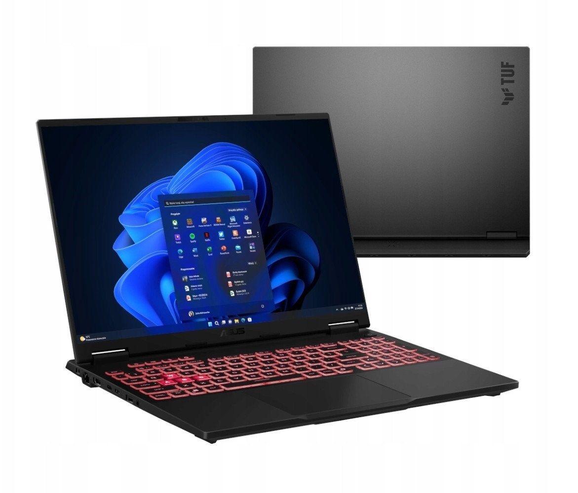 ASUS TUF Gaming A16 FA608UH-R7165W Ryzen 7 260 16.0"FHD+ IPS-level 300nits AG 16GB DDR5 5600 SSD512 GeForce RTX 5050 8GB WLAN+BT LAN Cam1080p 90WHrs W11 Jaeger Gray — zdjęcie 2